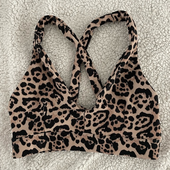 Skatie Other - NWT Skatie leopard print “Max” sports bra